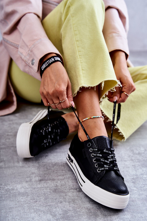 Nízké dámské tenisky Big Star KK274015 Černá