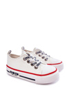Detské kožené tenisky Veľká hviezda KK374042 biela