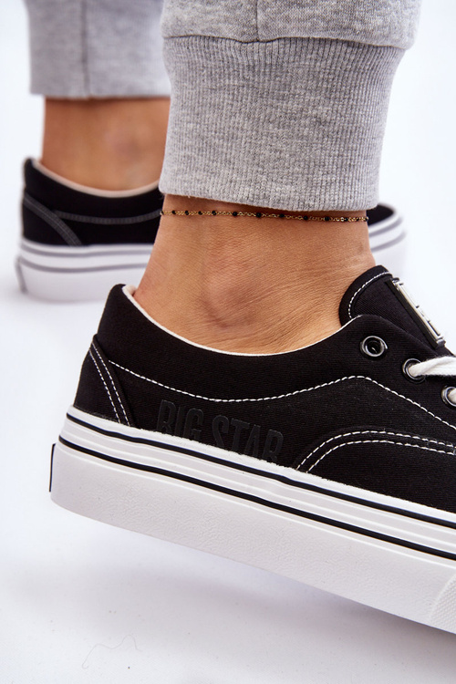Dámske tenisky na platforme Big Star LL274230 Black