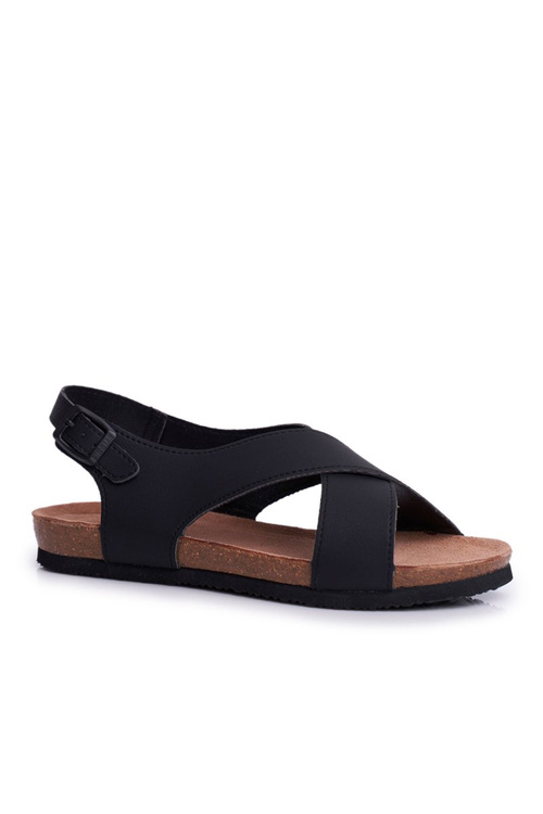 Dámska veľká hviezda Sandals Black FF274621