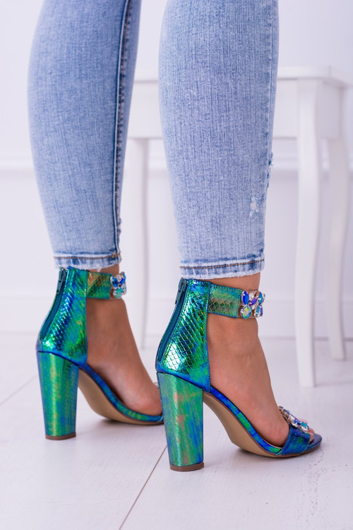 Lu Boo Sandály Zirkony Lambada