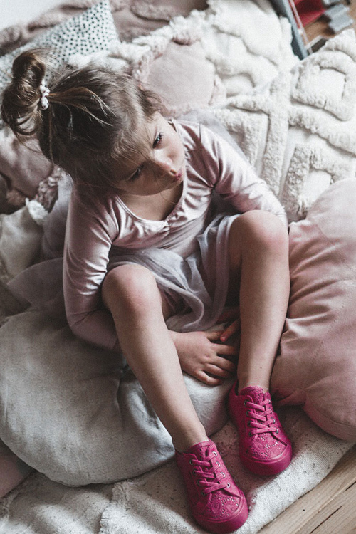 Veľká hviezda JJ374131 Openwork Sneakers Pink