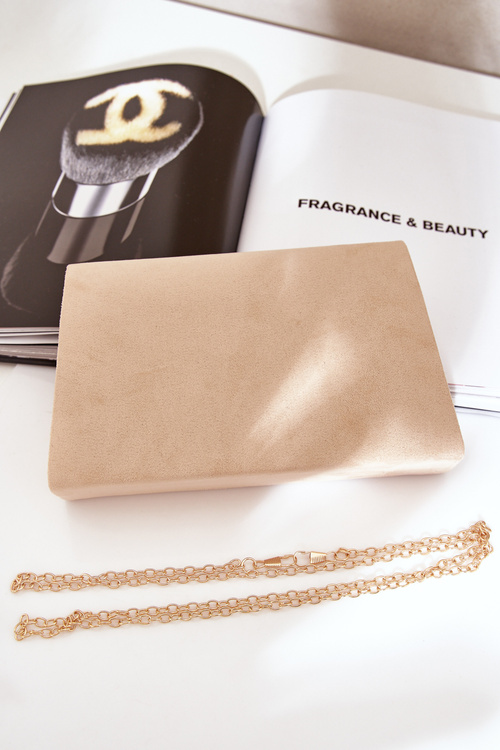 Kabelka Psaníčko S Ozdobným Srdcem Eko Zamšová Béžová Evilinas