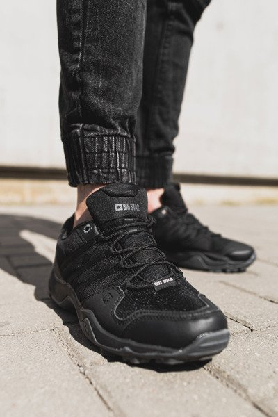 Pánske topánky Big Star Trekking Outdoor Black EE174456