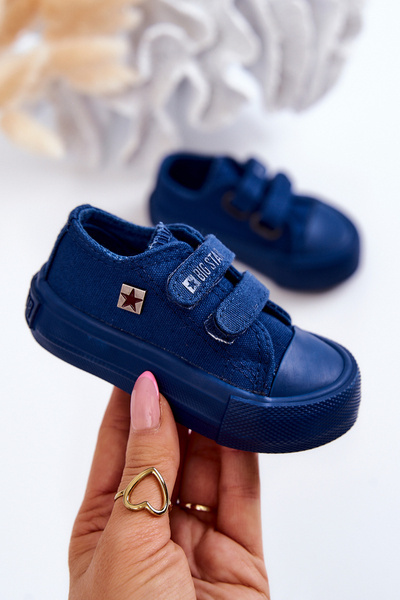Detská klasická veľká hviezda JJ374039 Navy Blue tenisky