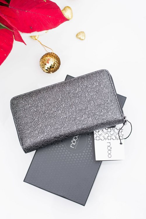 Štýlová dámska čierna šedá peňaženka Nobo