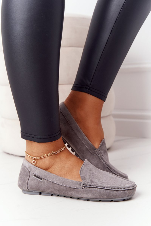 Ženské šedá San Marino Suede Feedafers