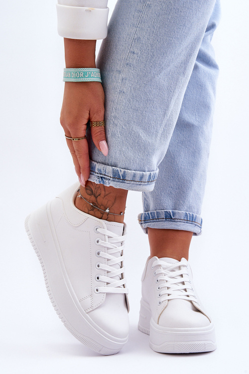 Dámska klasická biela nočná výlet športová obuv