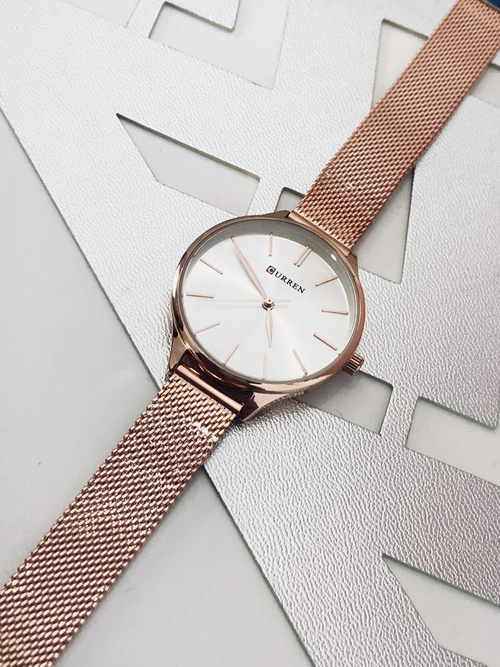 Dámské Hodinky Curren Wezen Rose Gold