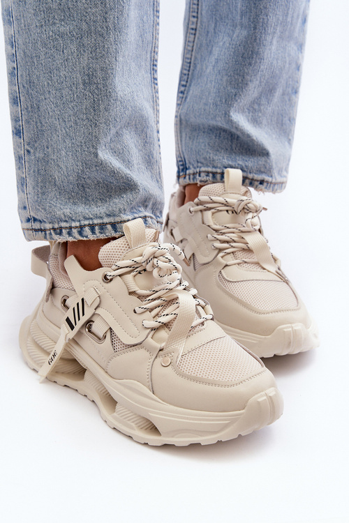 Tenisky Športové topánky Goe jj2n4082 béžová