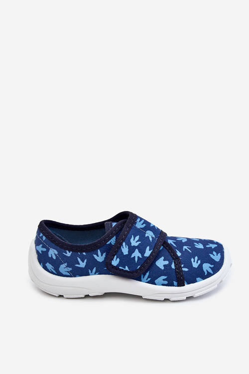 Detské papcie befado stopy dinosaura 974x476 Navy Blue