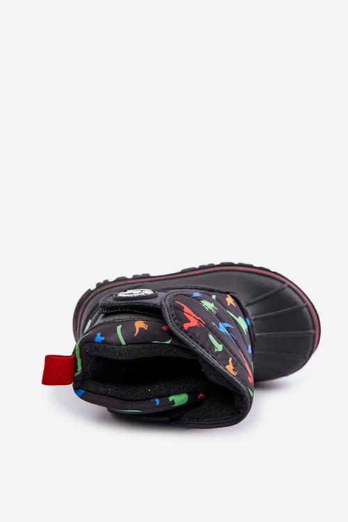 Detské Snehové Topánky Na Suchý Zips Lee Cooper LCJ-24-44-2861K Čierne