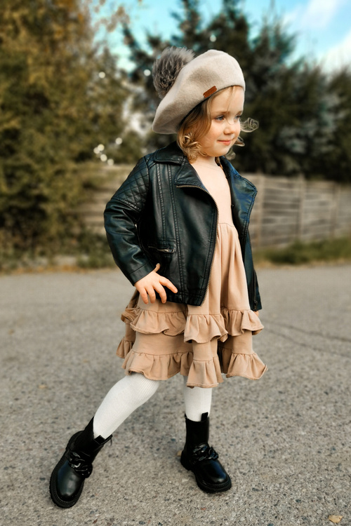 Dětské Izolované Boty Řetěz Cerné Hinea