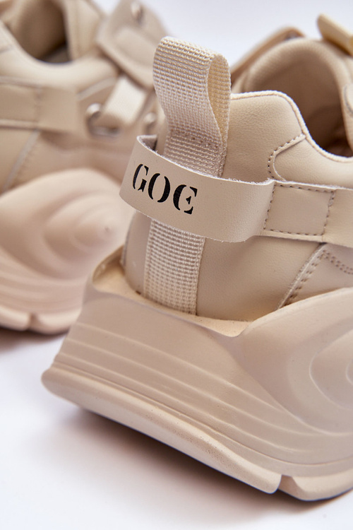 Sportovní Boty Sneakersy GOE MM2N4015 Bežové