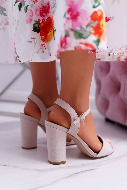 Ženské sandále semišové béžové baloo