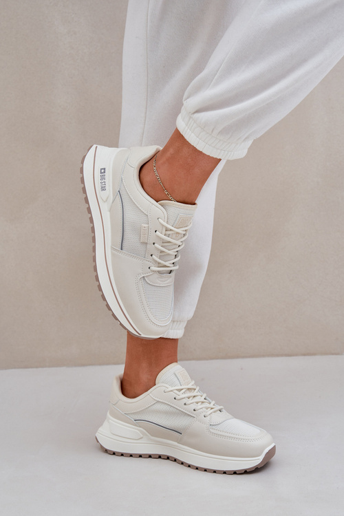 Dámske Tenisky Big Star NN274A088 Svetlo béžové