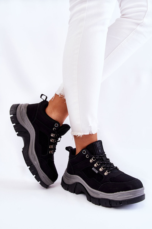 Dámska trekkingová topánka Pamäť pena Veľká hviezda KK274364 čierna