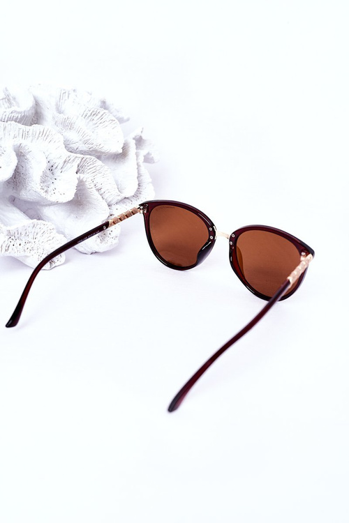 Dámské Sluneční Polarizované Brýle Hnědé