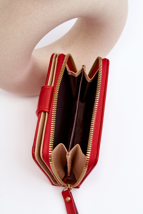 Dámská peněženka z ekokůže červená Risuna