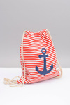 Dámska kabelka Sailor Red Beach Bag