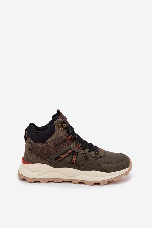 Pánske trekingové topánky WRANGLER WEST MEN MID 20253027 Tmavozelená