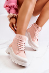 Pink Faithphull zviazané topánky