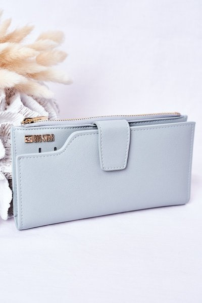 Kožená Peněženka Big Star HH674012 Světle Modrá