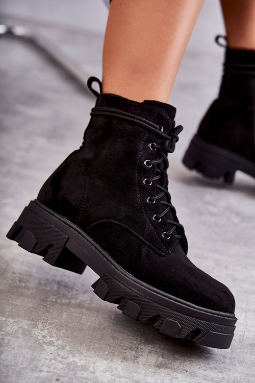 Suve izolované topánky čierny darvin