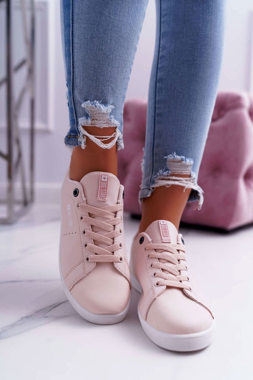 Dámske tenisky s veľkou hviezdou Pink DD274216