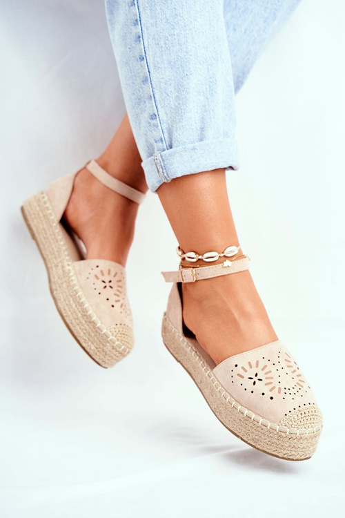 Dámské Espadrilky Béžové Palermo