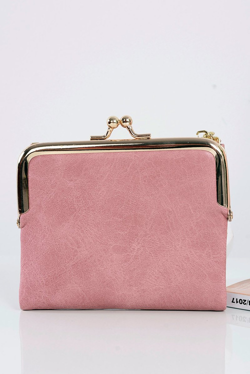 Różowa Mała Damska Portmonetka Na Bigiel