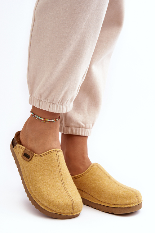 Domáce domáce topánky v Inblu DJ000010 žltá