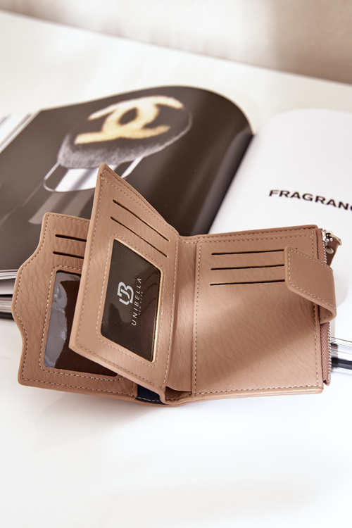 Dámská Peněženka Eko Kůže Tmavě Béžová Jezorea