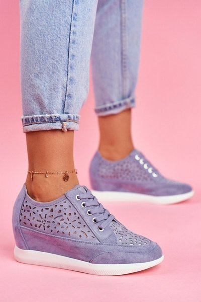 Dámská Obuv Sneakers Sergio Leone Modrá PB122