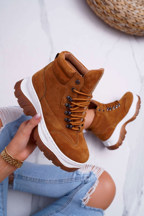 Dámske turistické topánky Camel Greem