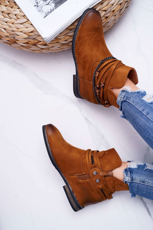 Dámské Camel kotníkové boty semišové Mirley