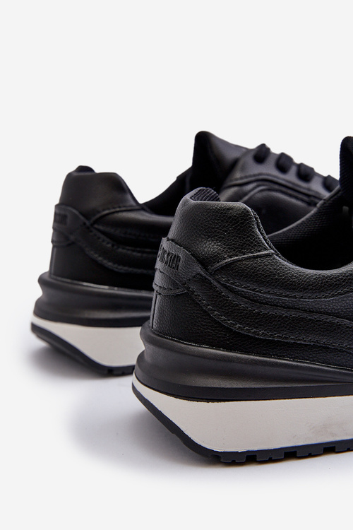 Pánske Kožené Tenisky BIG STAR NN174287 Čierne