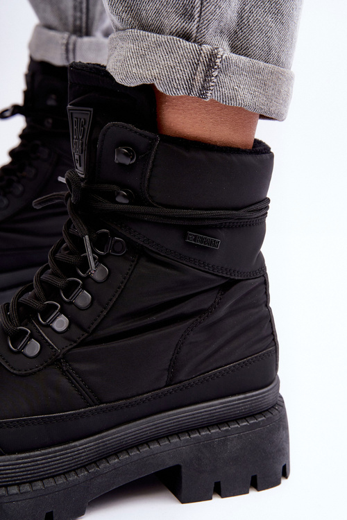 Dámske topánky Izolované topánky na plošine a ploché podpätky Big Star MM274338 Black