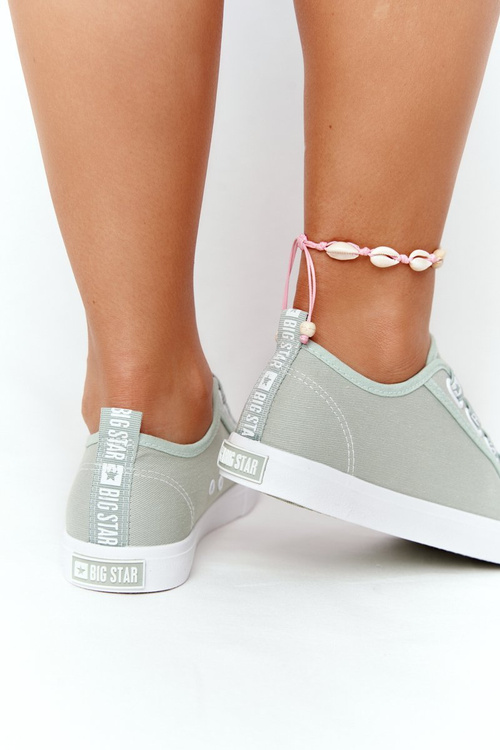 Dámska veľká hviezda HH274097 Zelené tenisky