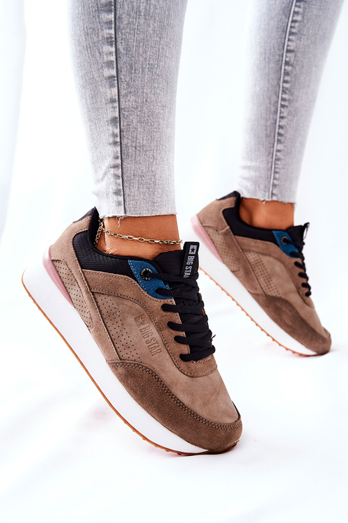 Sportovní Obuv Big Star Memory Foam II274407 Hnědočerná