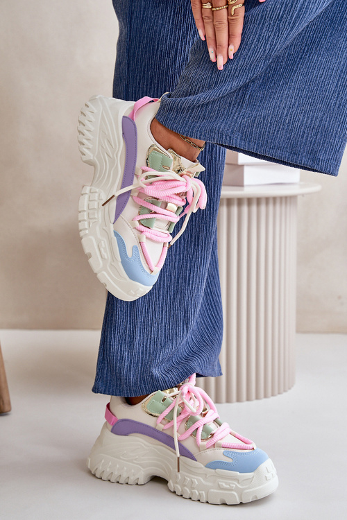 Dámské tenisky na masivní podrážce multikolor Nevela