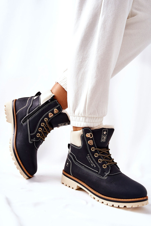 Dámske drevené topánky s čiernou izoláciou Tiempo