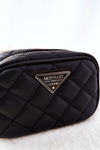 Malá prošívaná kosmetická taška Monnari CSM0050-020 Černá
