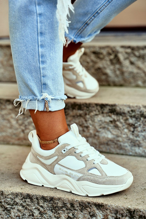 Dámská Sportovní Obuv Sneakers Big Star GG274657 Bílé 