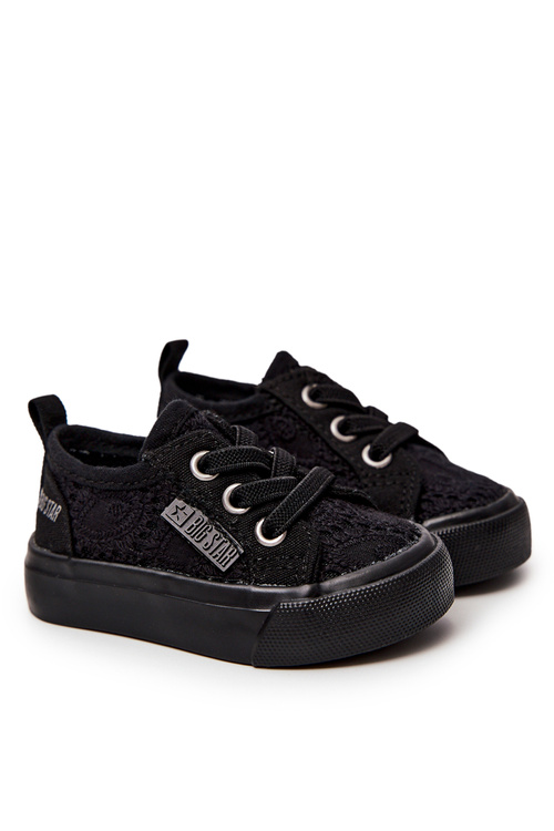 Prolamované Tenisky Big Star JJ374019 Černé