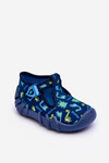 Papcie Boty s Dinosaury Befado 110N464 Modré