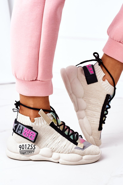 Dámská Sportovní Obuv Sneakers Béžové Bubble Tea