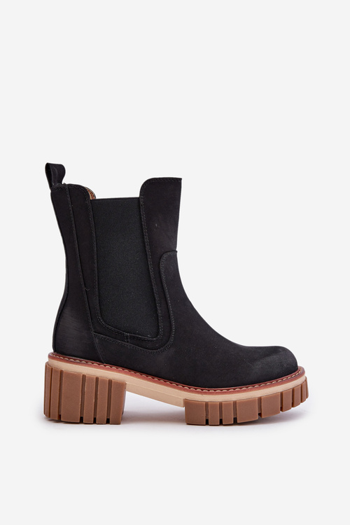 Čižmy Na Zips Zateplené Čierne Linneviae