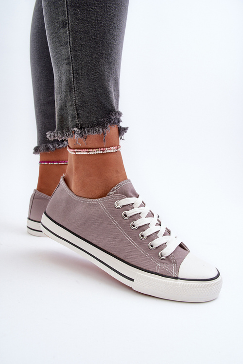 Dámské klasické nízké šedé tenisky Caelira