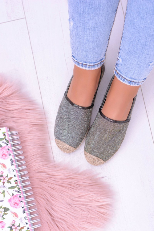 Trblietky espadrilles lu boo khaki